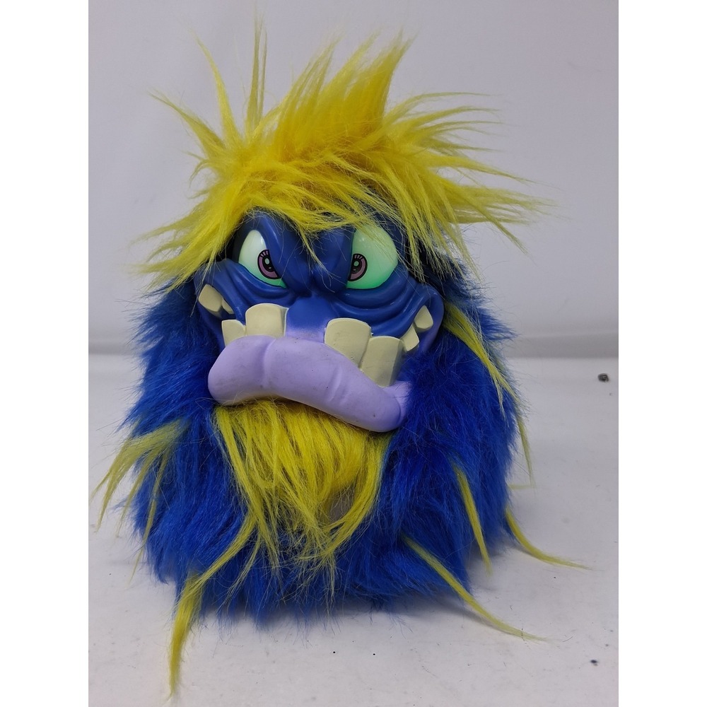 Grumblies Plush Monster Toy Blue & Yellow Hair 2018 Skyrocket LLC Working!